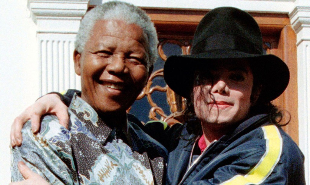 Nelson Mandela und Michael Jackson