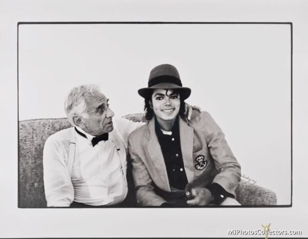 Michael Jackson und Leonard Bernstein